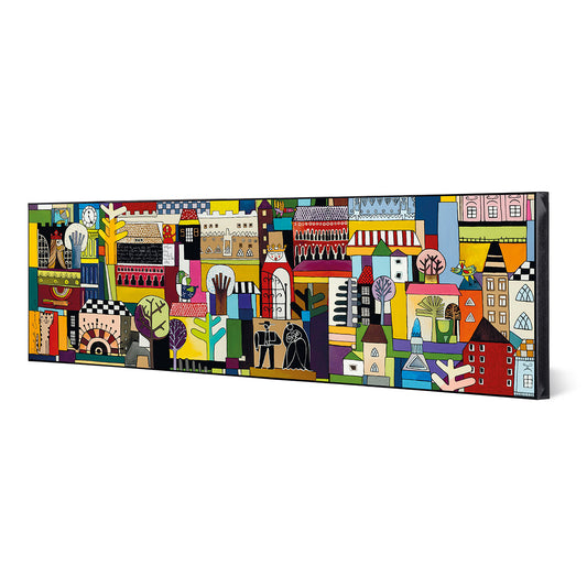Tela "Nella mia Città" 150X50