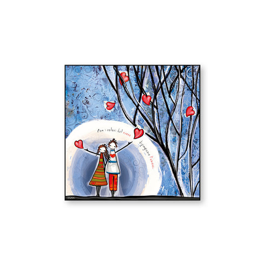 Quadro You & Me "Inverno" 50X50