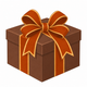 Confezione regalo marrone