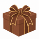 Confezione regalo marrone