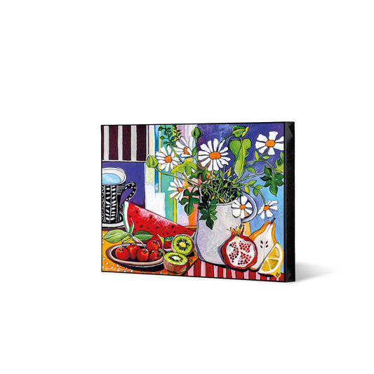 Tela "Fiori e Frutta" 60X50