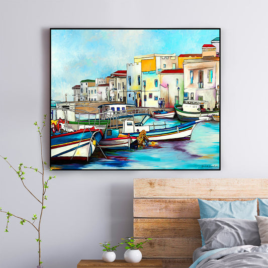 Tela "Il Porticciolo" 120X100