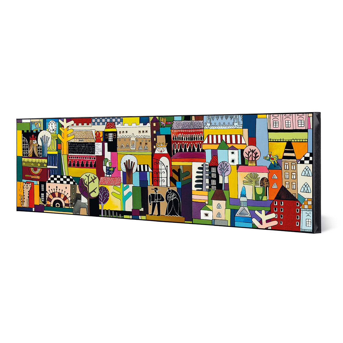 Tela "Nella mia Città" 150X50