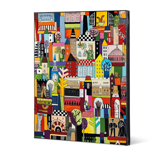 Tela "Nella mia Città" 100X120
