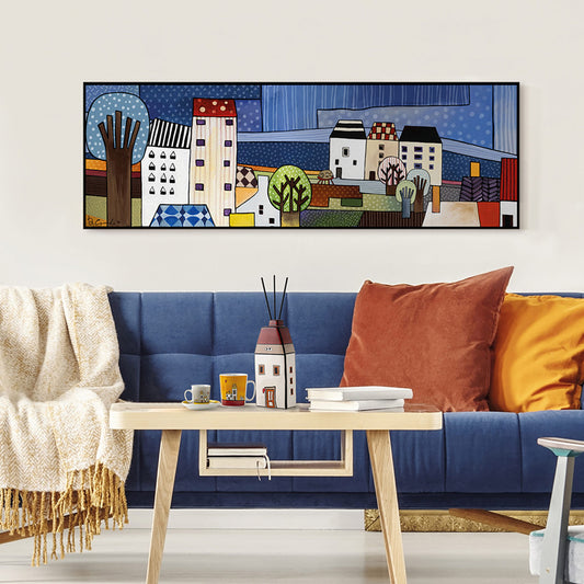 Quadro "Paese mio" 50X150