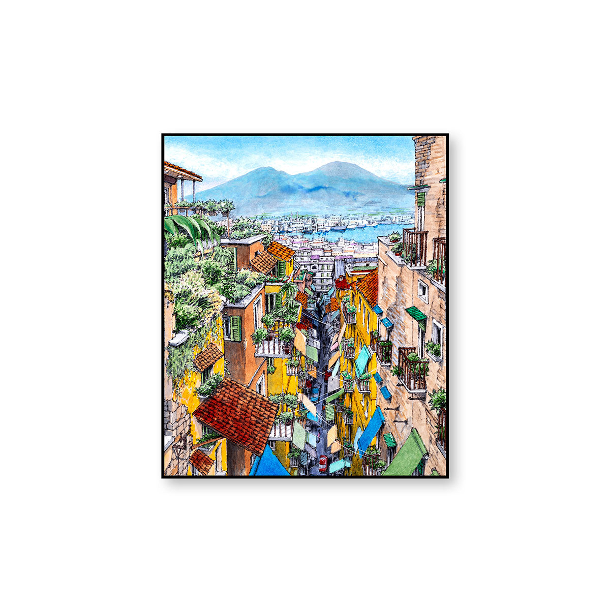 Quadro "Napoli Mille Colori" 50X60