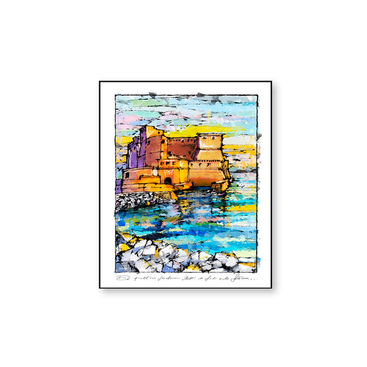 Quadro "Napoli Castel dell' Ovo" 50X60
