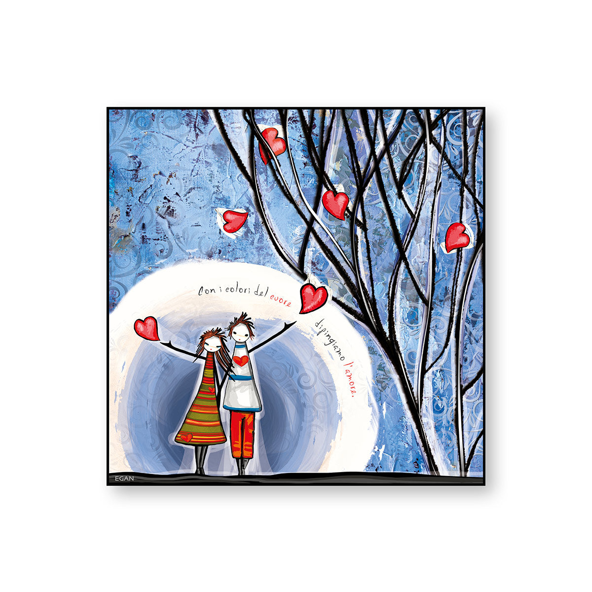 Quadro You & Me "Inverno" 70X70