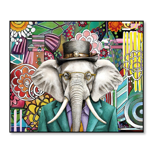 Quadro Human Essence Elefante ''Wisdom'' 120x100