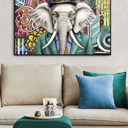 Quadro Human Essence Elefante ''Wisdom'' 120x100