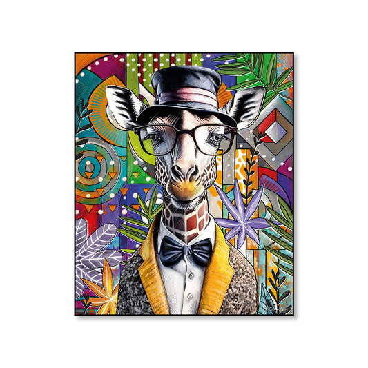 Quadro Human Essence Giraffa ''Far-Sightedness'' 80x100