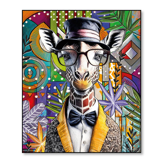 Quadro Human Essence Giraffa ''Far-Sightedness'' 100x120