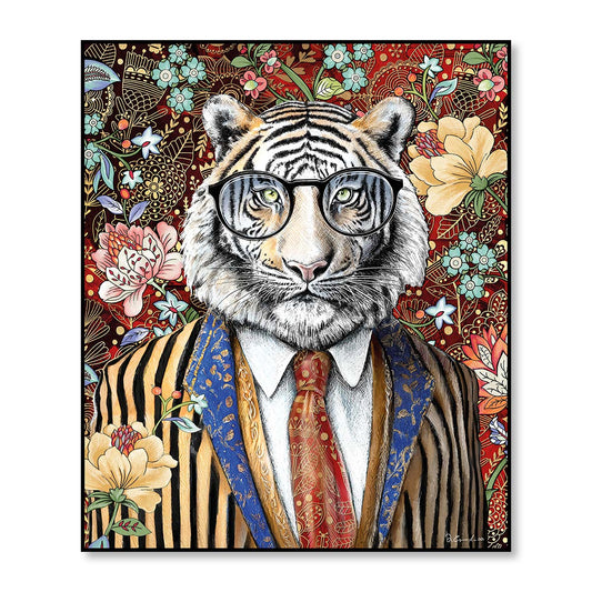 Quadro Human Essence Tigre ''Courage'' 120x100