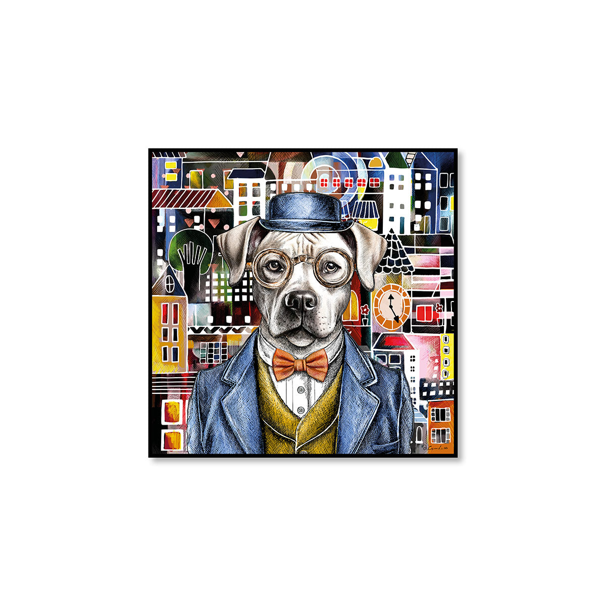 Quadro Human Essence Cane ''Friendship'' 50x50