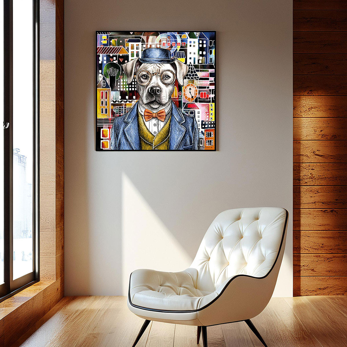Quadro Human Essence Cane ''Friendship'' 50x50