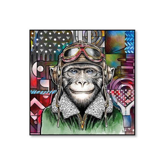 Quadro Human Essence Scimmia ''Boldness'' 70x70