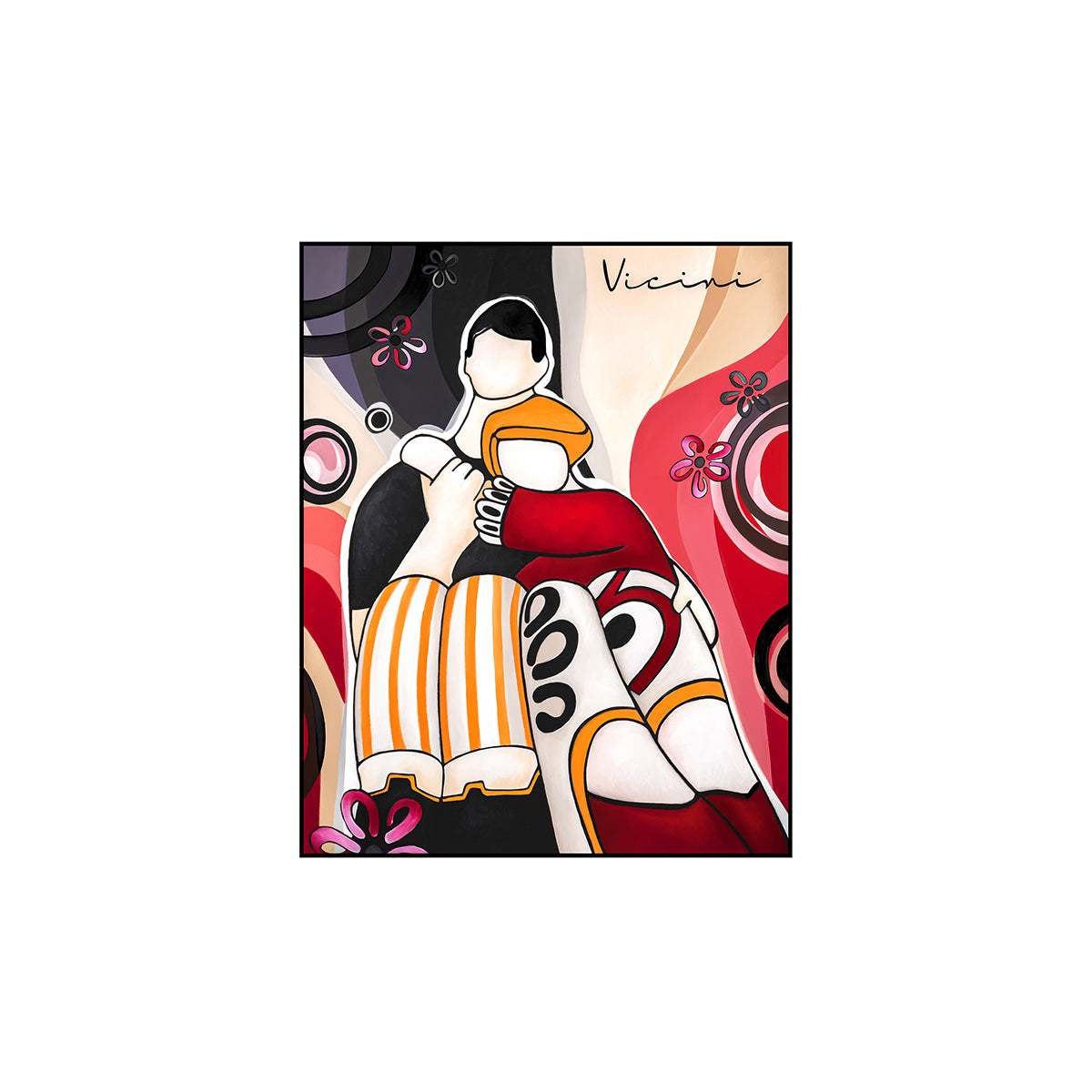 Embraces “Close” Wall Art 50x60 cm