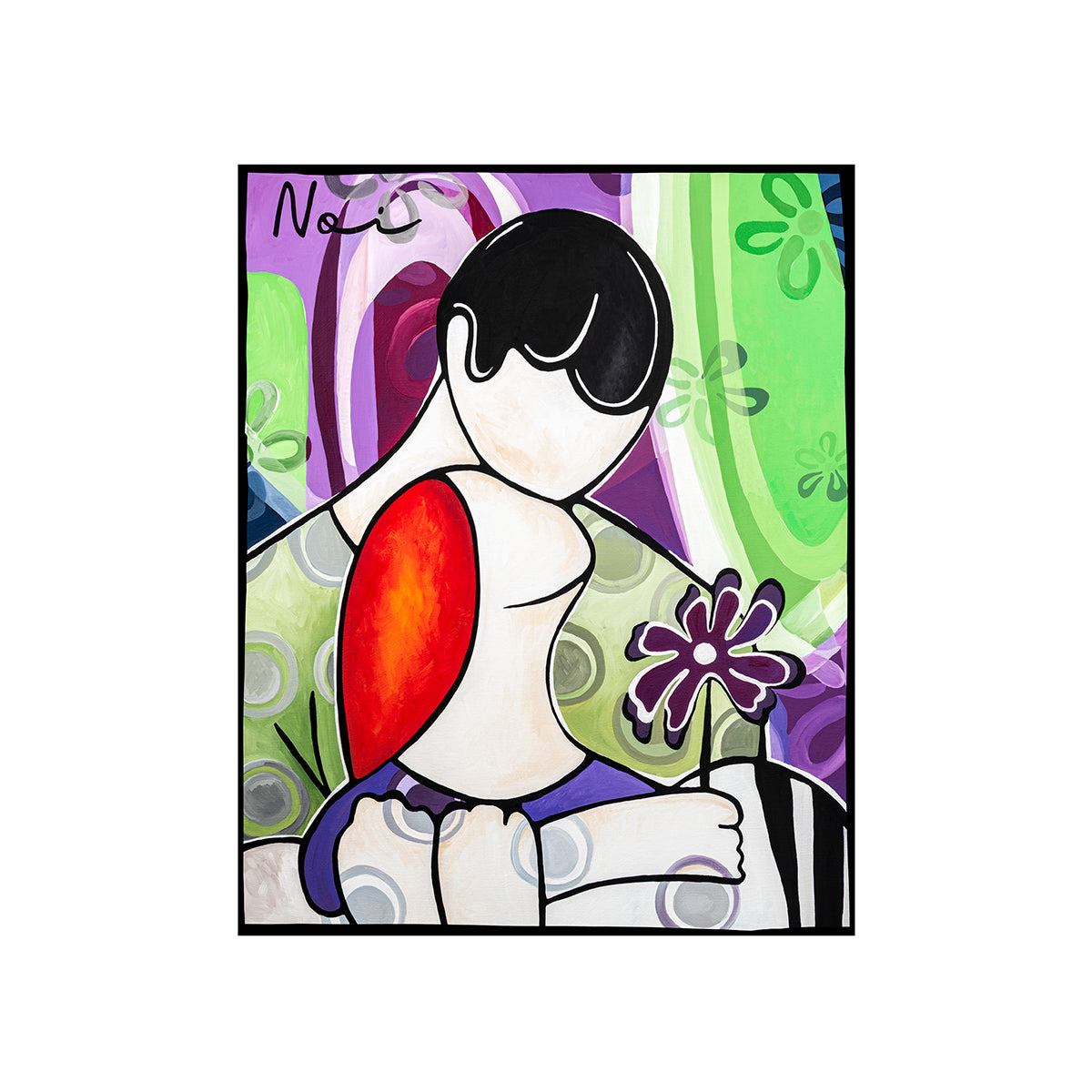 Quadro Abbracci "Noi" 80X100