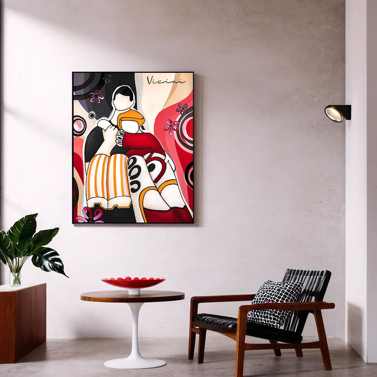 Embraces “Close” Wall Art 80x100 cm