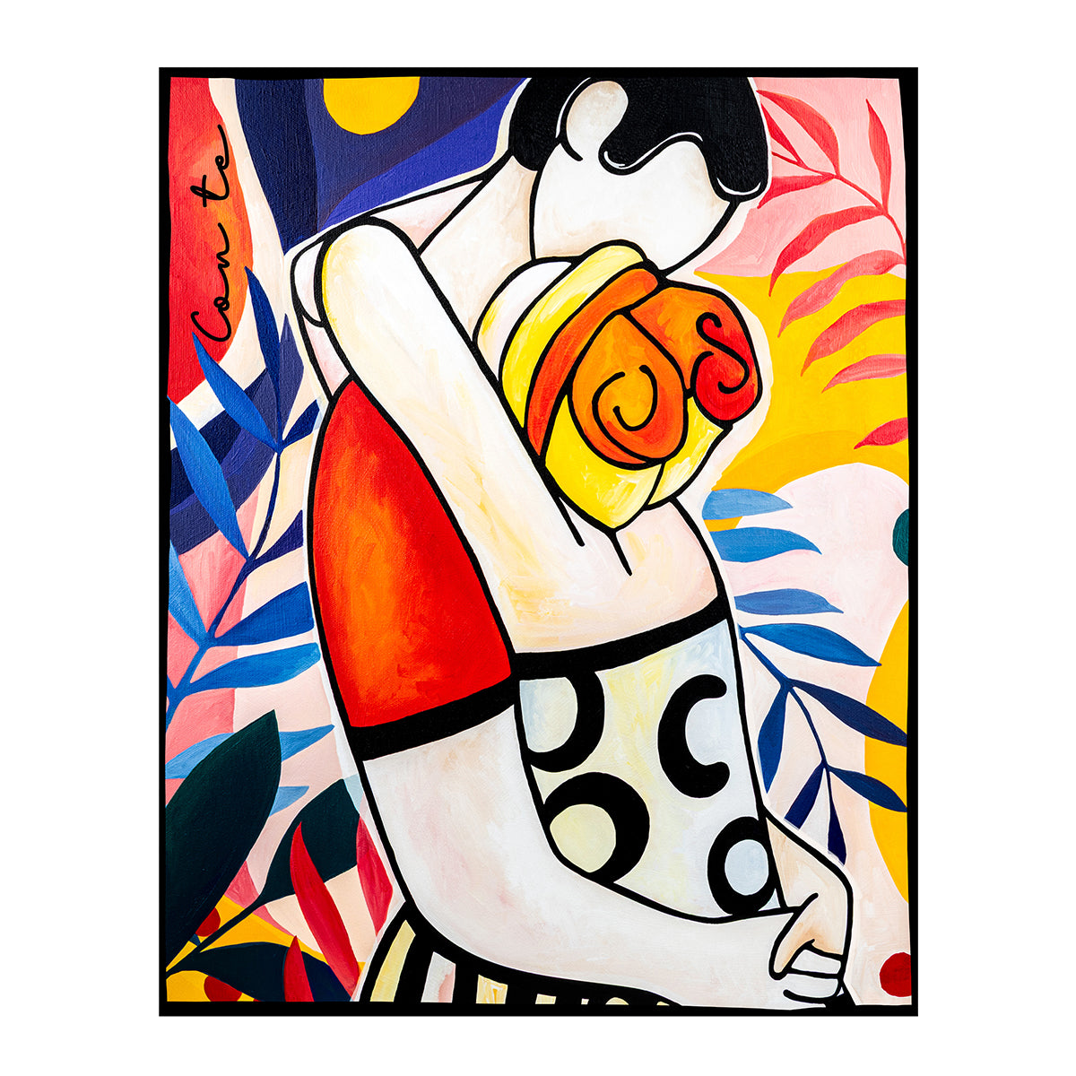 Embraces “With You” Wall Art 100x120 cm