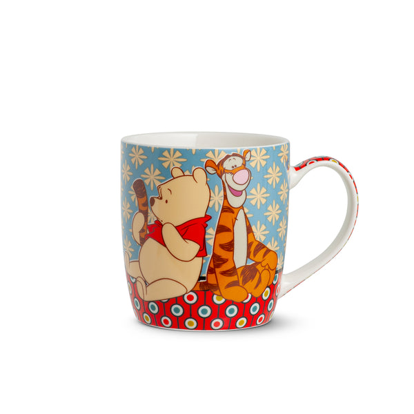 Tazza Winnie The Pooh – Collezione Jungle – Ceramica 350 Ml – Regalo In Scatola – Lavabile In Lavastoviglie E Microonde