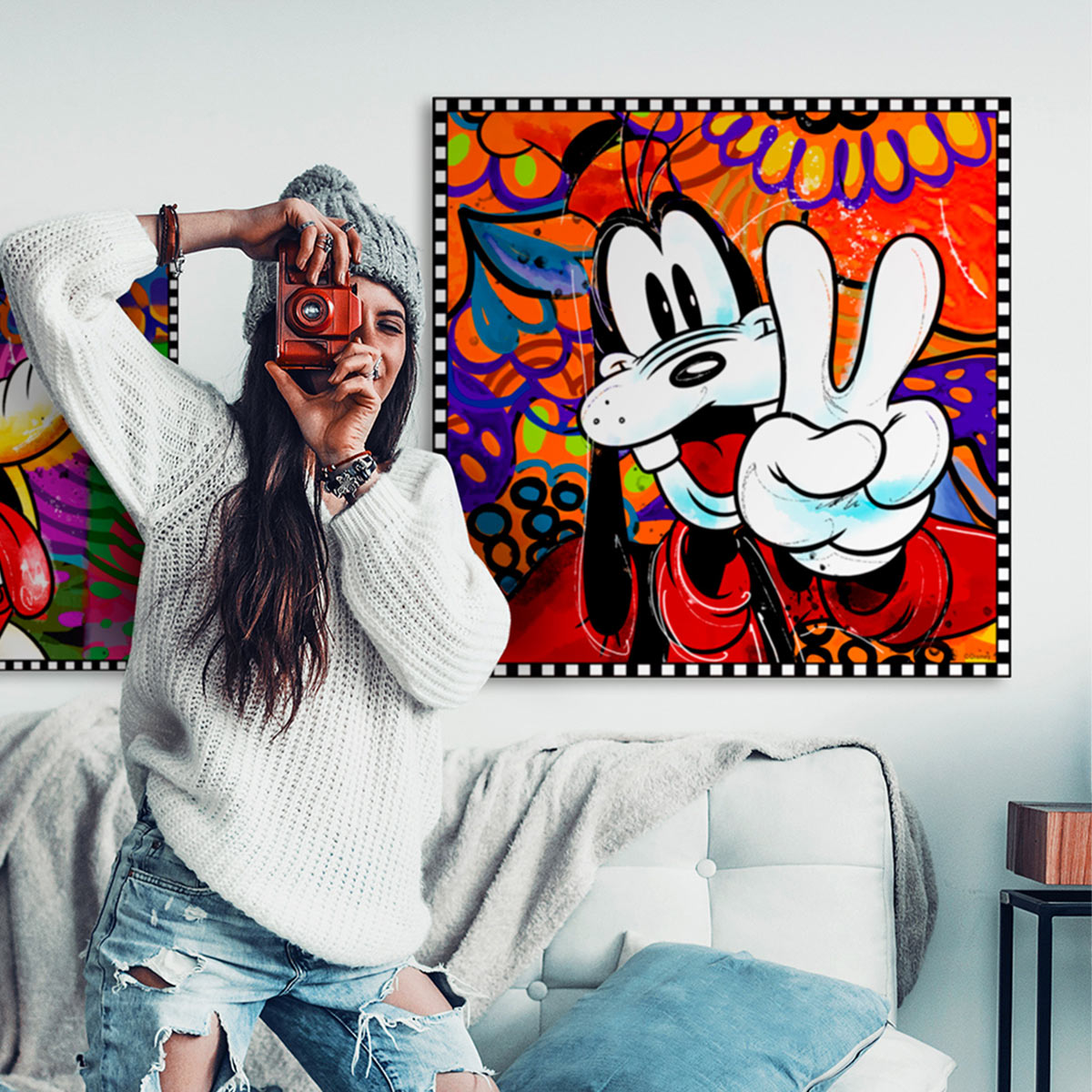 Home decor Goofy Forever & Ever 50X50