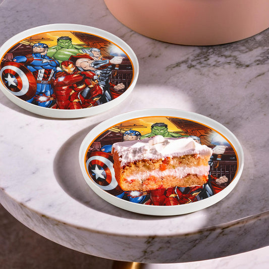Piatto dessert Avengers d.20