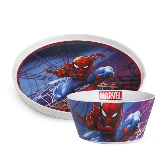 Set piatto dessert + bowl Spider-Man