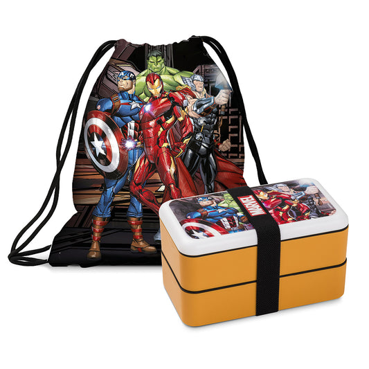 Set lunch box + sacca Avengers