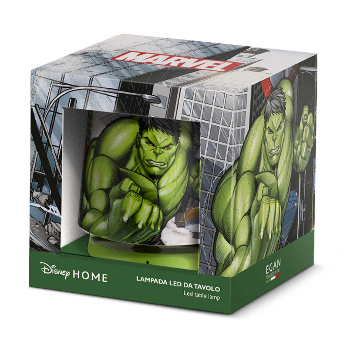 Lampada LED Marvel Hulk cm 11