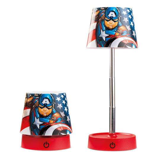 Lampada LED Marvel Captain America cm 11