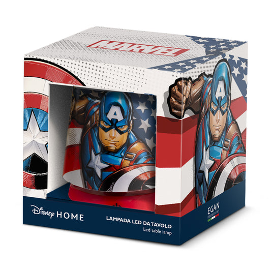 Lampada LED Marvel Captain America cm 11