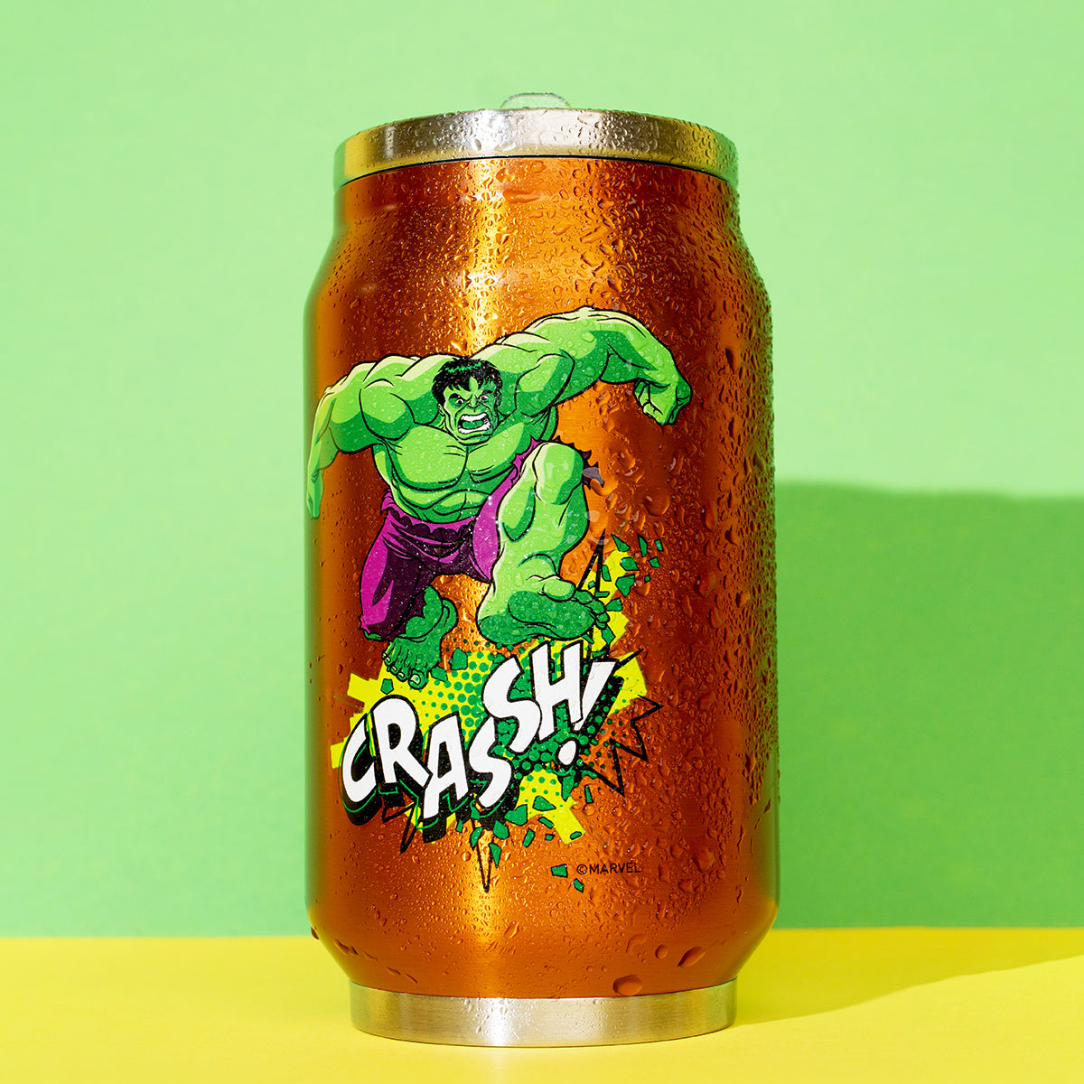 Thermische Trinkflasche in Dosenform Marvel Hulk 350 ml