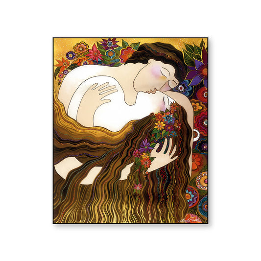 Quadro Laurel Burch ''First Kiss'' 80X100