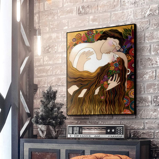 Quadro Laurel Burch ''First Kiss'' 100X120