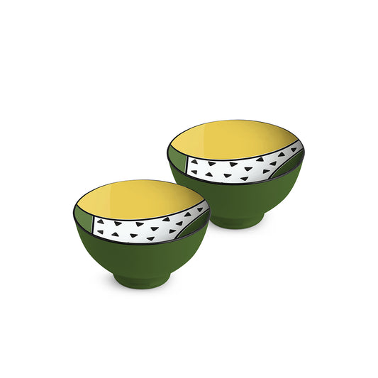Set 2 Coppette Warà Verde D.11,5