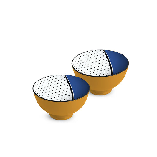 Set 2 Coppette Warà Arancio D.11,5