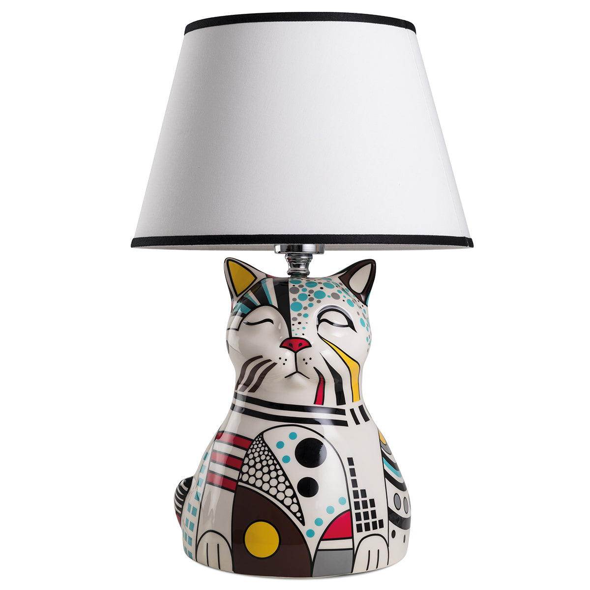 Lampada Gatto Warà Bianca