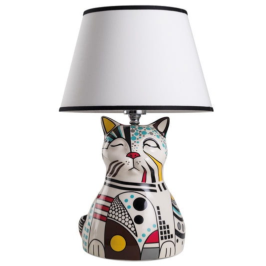 Lampada Gatto Warà Bianca