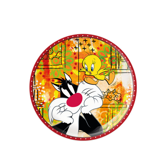 Piattino Dolce Titti & Silvestro D.19