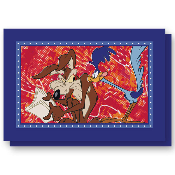 Set of 2 Placemats Wile E. Coyote and Road Runner 45X30 116030