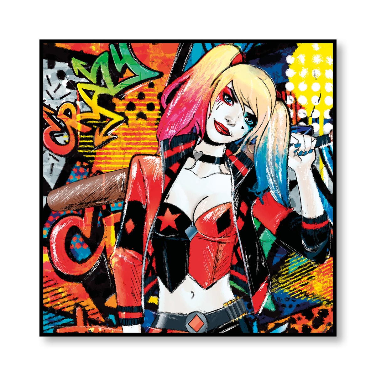 Quadro ''Harley Quinn'' 100X100