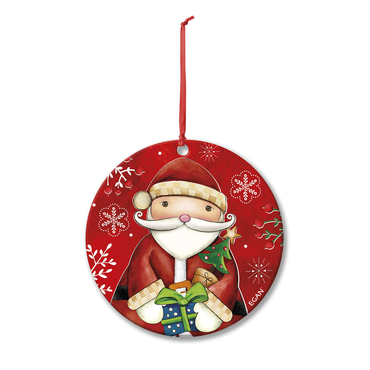 Pendaglio Natale Babbo Natale 7X7