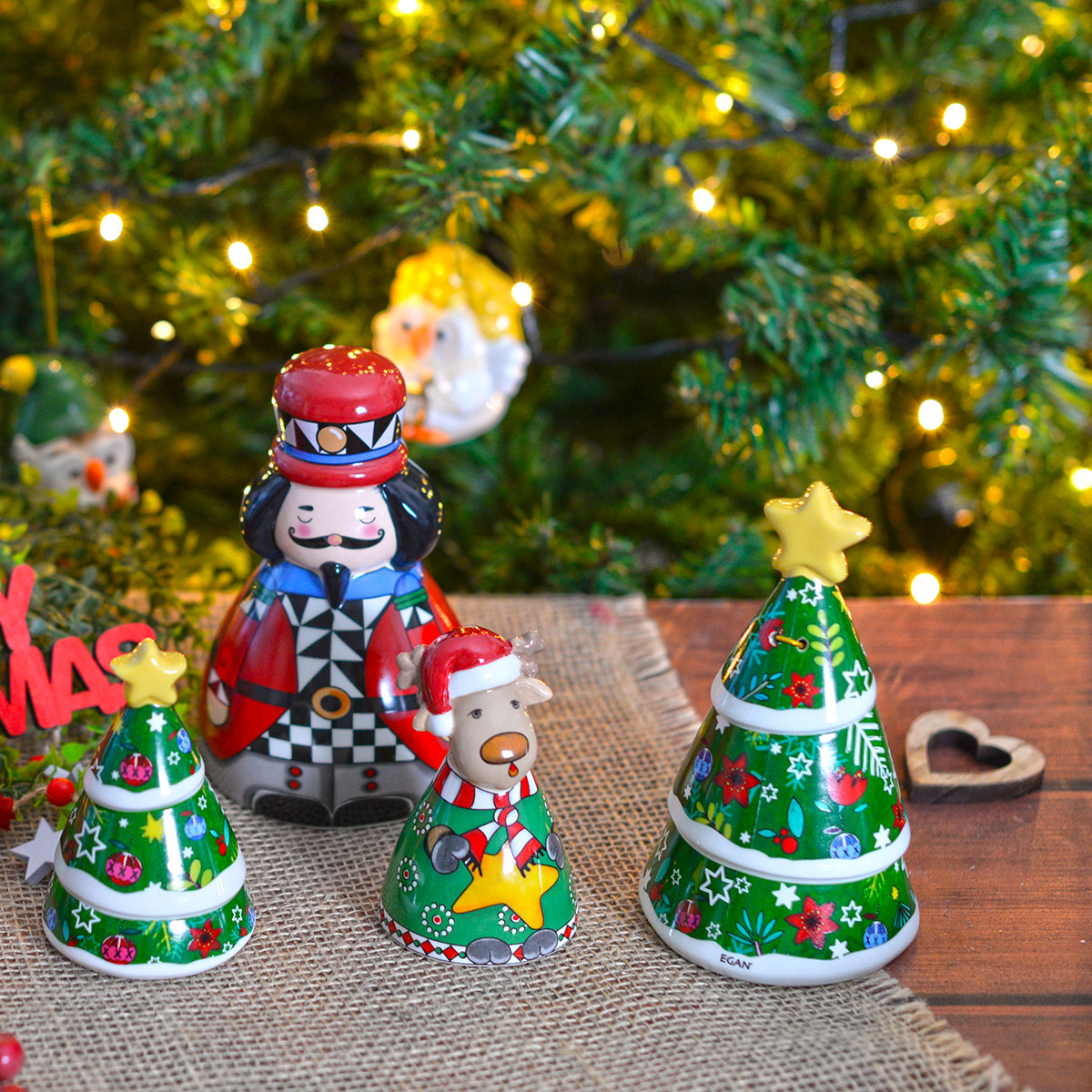 Campanella Natale Albero di Natale 6X9