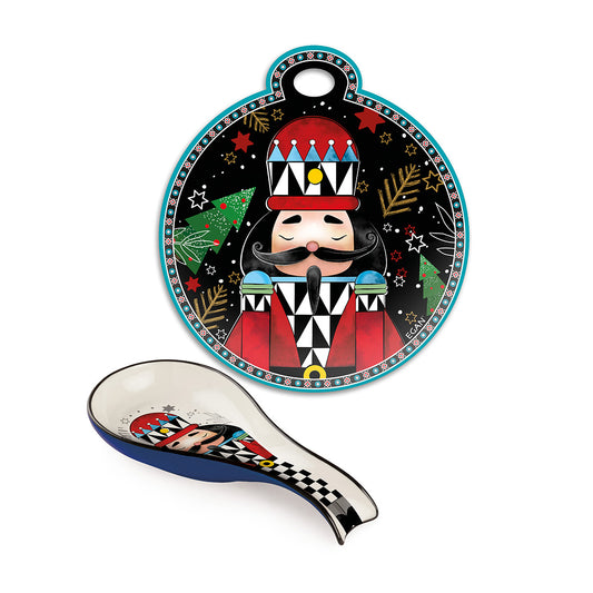 Set Sottopentola e Poggiamestolo Natale Schiaccianoci