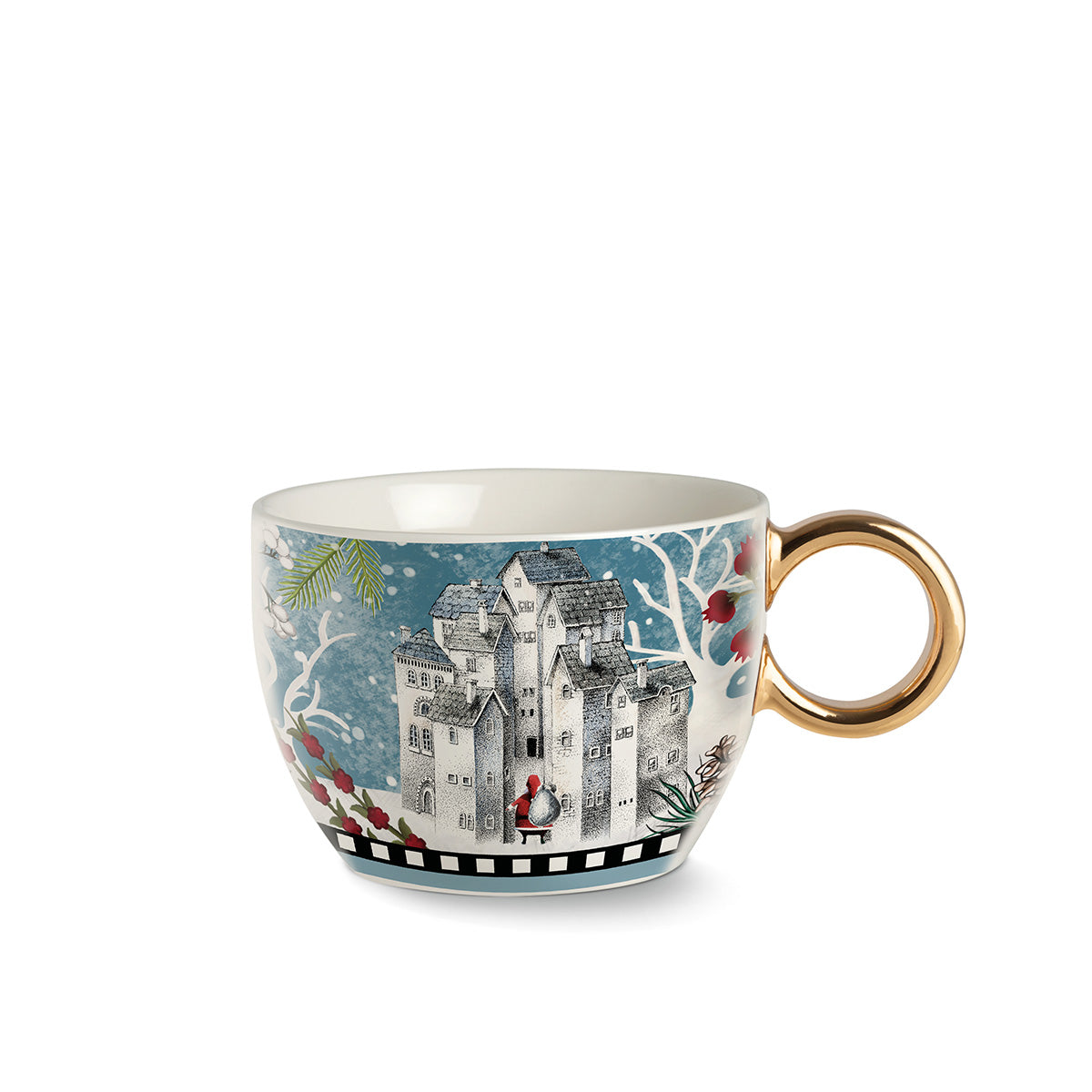 Tazza Colazione Natale Paesaggio Ml 530