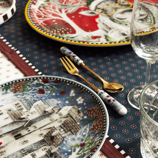 Set 6 Piattini Dolce Natale D.19