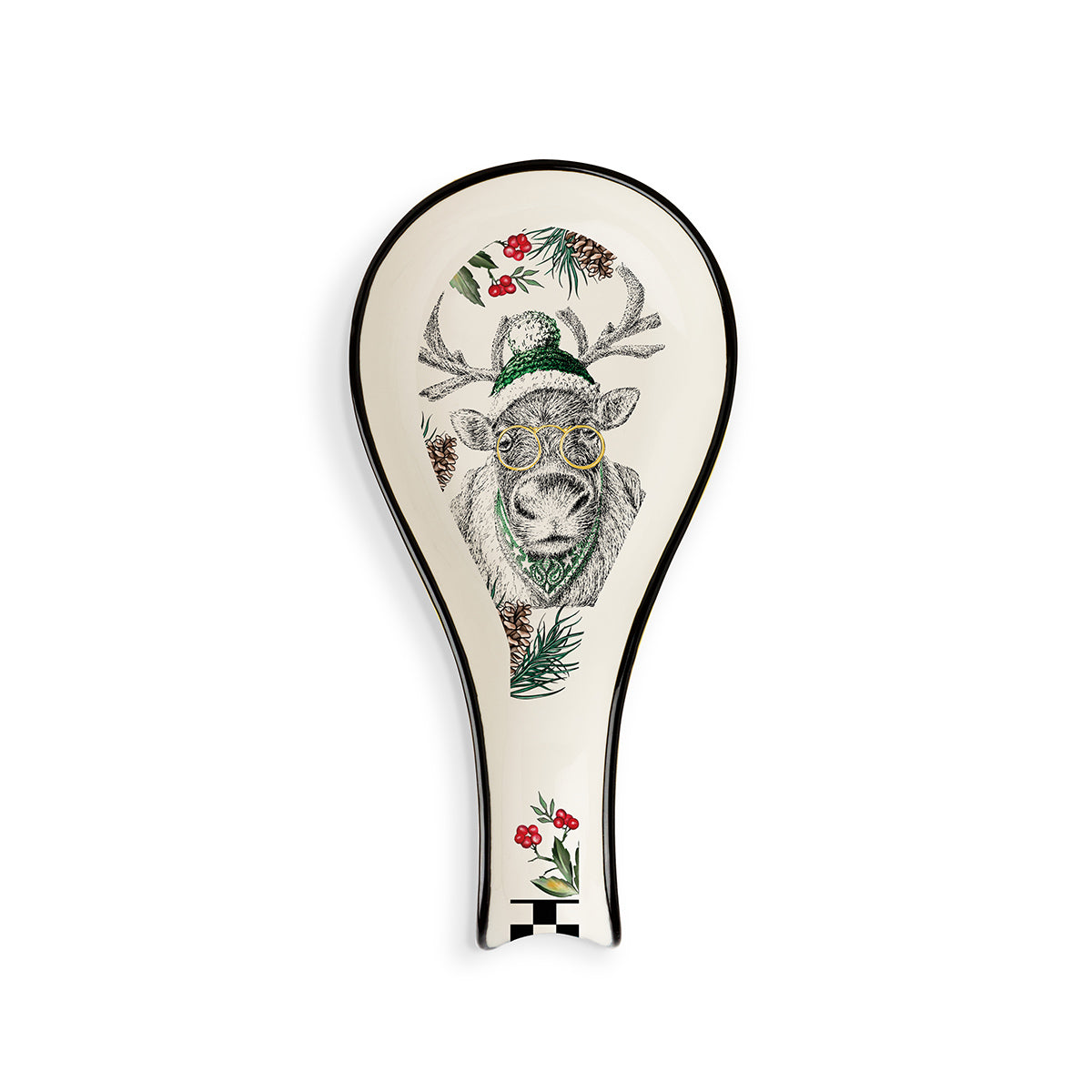 Poggiamestolo Natale Renna 21x10