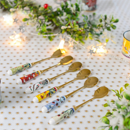 Set 6 Cucchiaini Natale