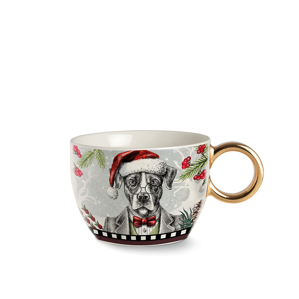 Tazza Colazione Natale Cane Ml 530